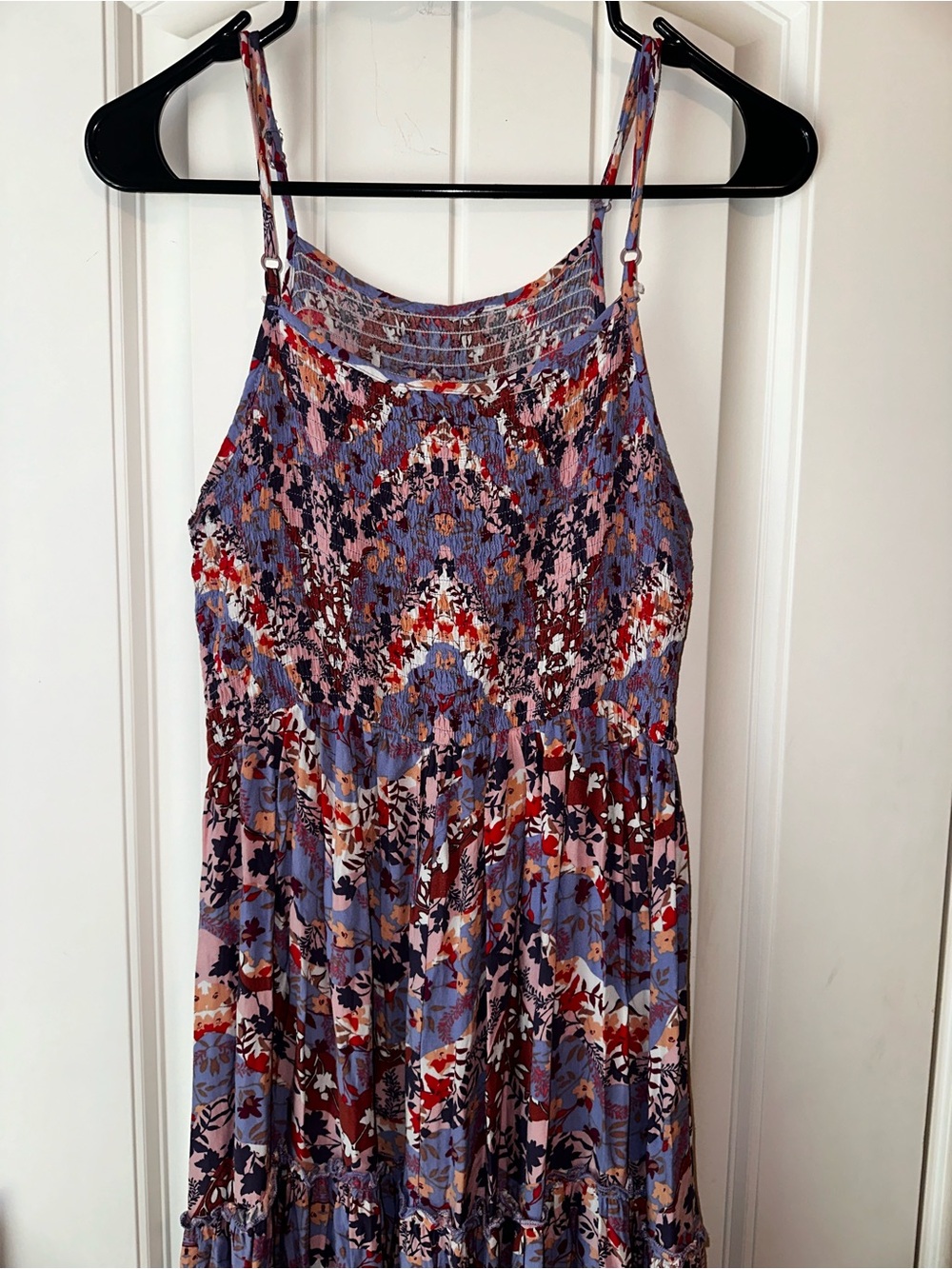 Abel the Label Anthropologie Charlotte Floral Purple Lavender Maxi Dress size M - Picture 5 of 8